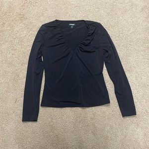 Express women long sleeve v neck shirt. Small